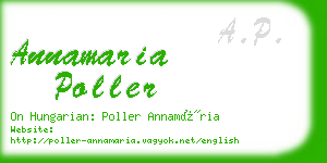 annamaria poller business card